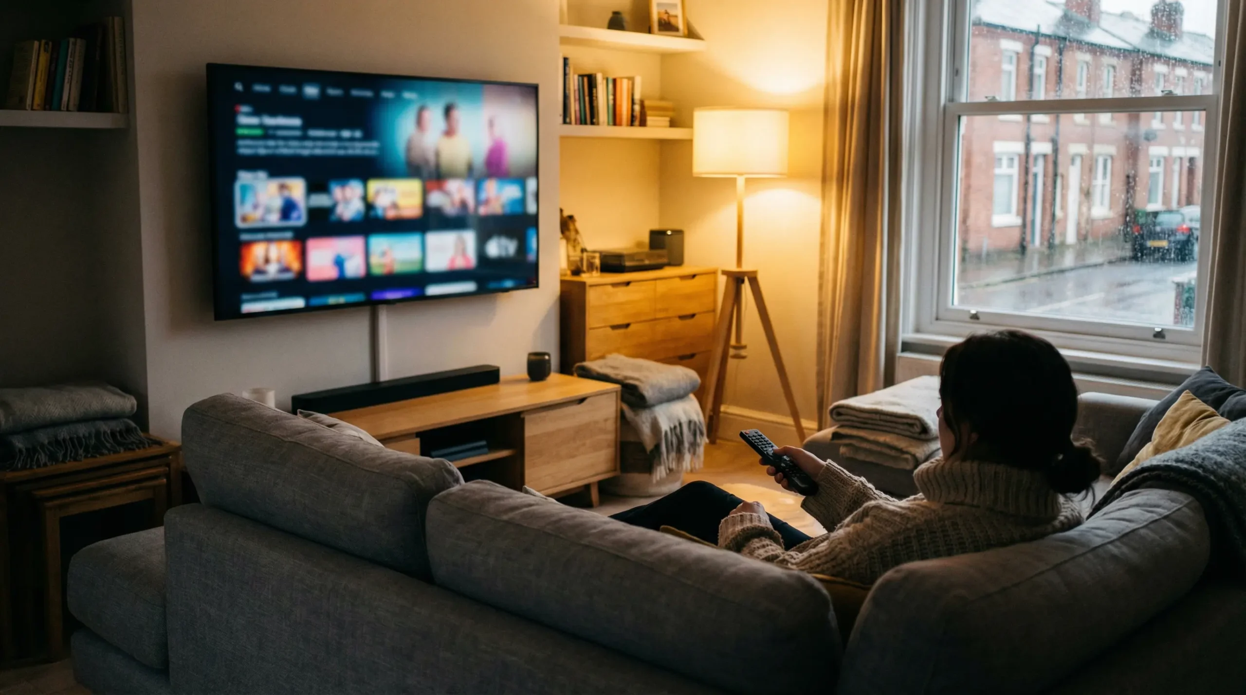 Choosing the Best IPTV service in the UK living room streaming setup